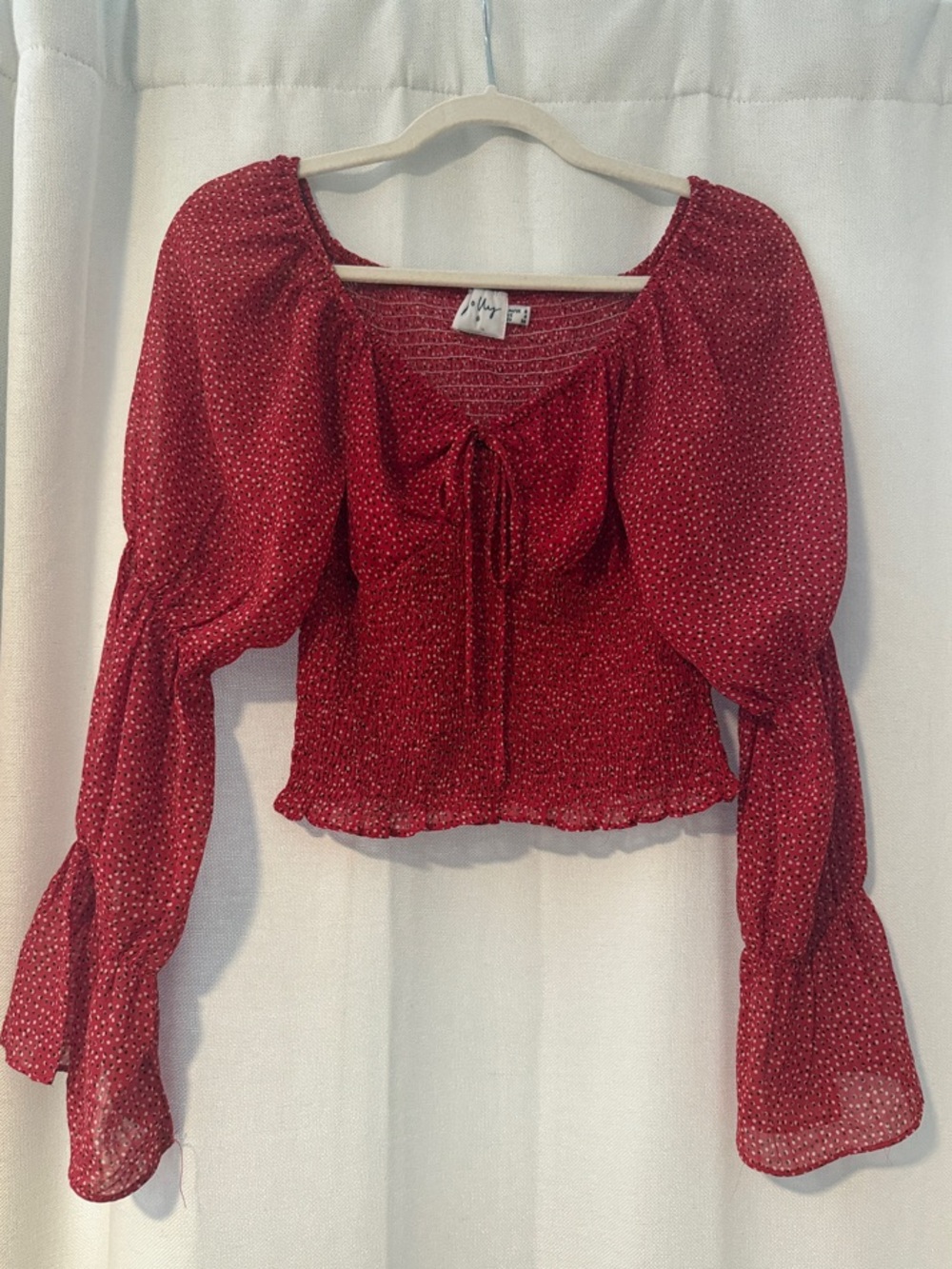 Princess Polly Puff-Sleeve Cropped Top